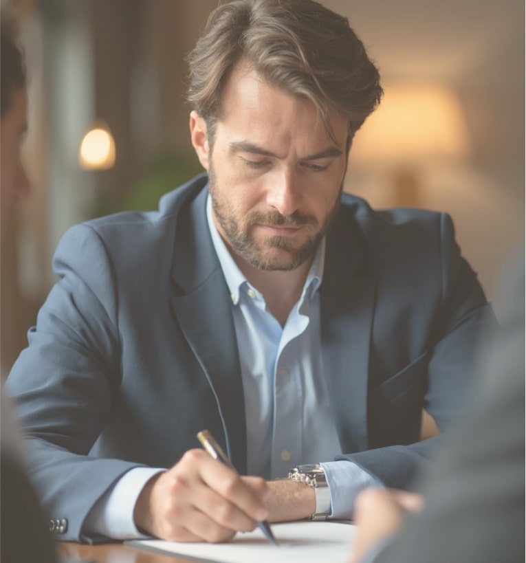 PilotAI salesman working on an AI business solution